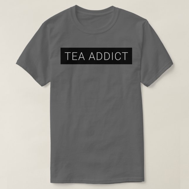 Camiseta Tea Addict Black Box (Diseño del anverso)