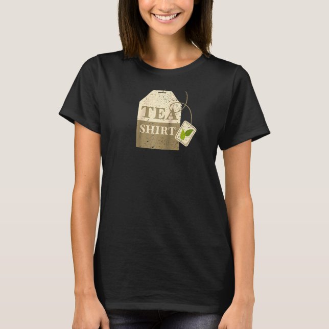 Camiseta Tea Bag Teacup Teapot Raglan (Anverso)