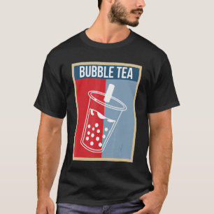 Camiseta Tea Boba de burbuja retro de vendimia