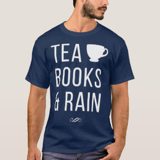 Camiseta Tea Books amp Rain