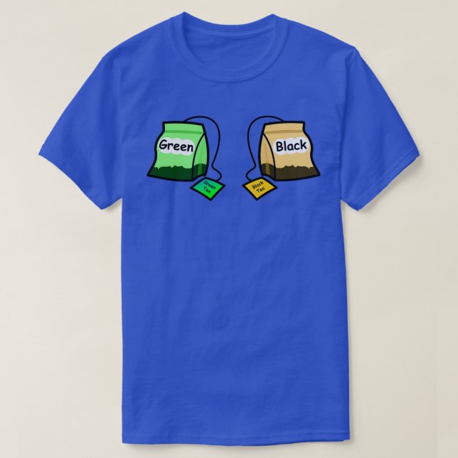 Camiseta Tea Caddy Labels (Diseño del anverso)