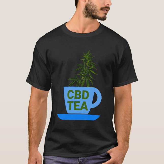 Camiseta Tea Cup Cbd Oil Cbd Tea Drinker (Anverso)