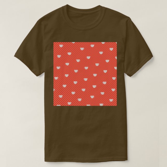 Camiseta Tea Cup Mask Neck Gator Red Teacups (Diseño del anverso)