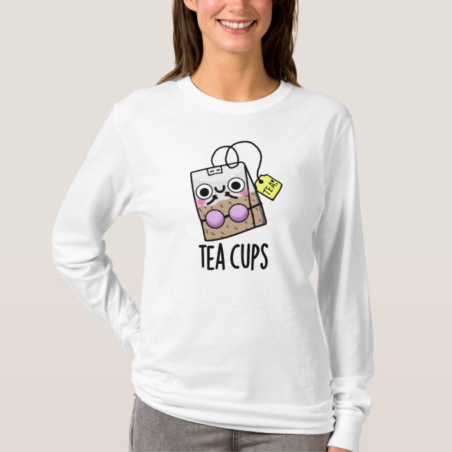 Camiseta Tea Cups Funny Bra Puns (Anverso)