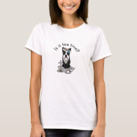 Tea Fiesta Boston Terrier Dog (negro) lindo