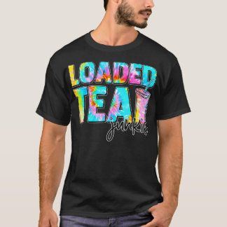Camiseta Tea Junkie Tie Dye Verano Vibes Funny Summe
