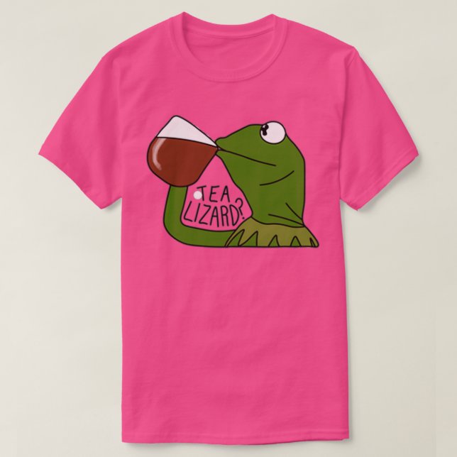 Camiseta Tea Lizard (Diseño del anverso)