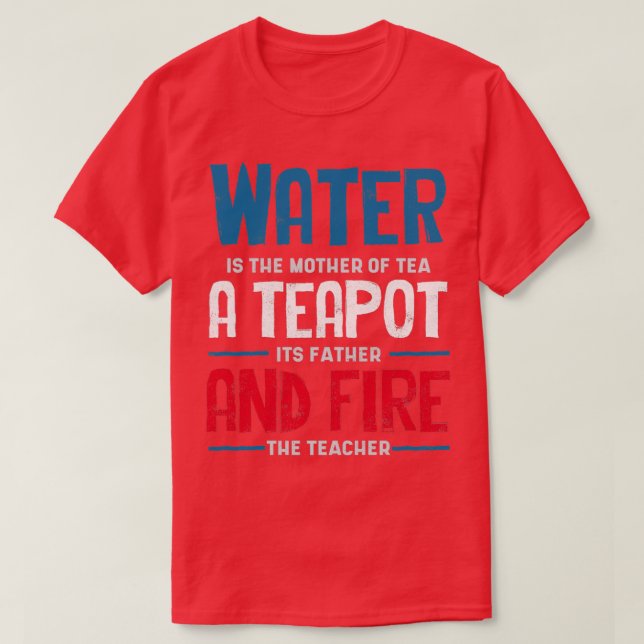 Camiseta Tea Lover Tea Drinker Tea Tiempo de té (Diseño del anverso)