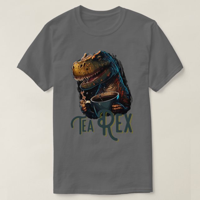 Camiseta Tea Rex Dinosaur (Diseño del anverso)