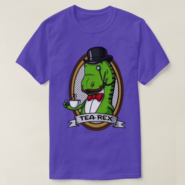 Camiseta Tea Rex Dinosaur (Diseño del anverso)