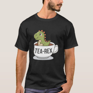 Camiseta Tea Rex Dinosaur Gracioso y lindo para niños amant