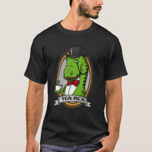 Camiseta Tea Rex Dinosaur Rex Funny Chiste Hombres Niños