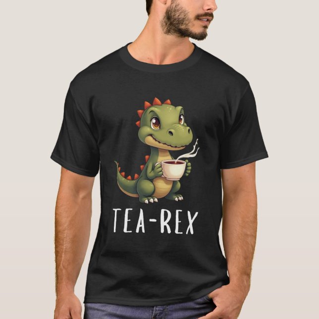 Camiseta Tea-Rex Dinosaurio Lindo  (Anverso)