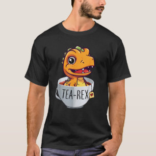 Camiseta Tea Rex en una copa de Personalizado T Rex Dinosau
