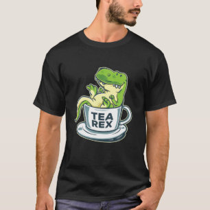 Camiseta Tea Rex Funny Tea Time Cup Chiste Dinosaur Tea Lov