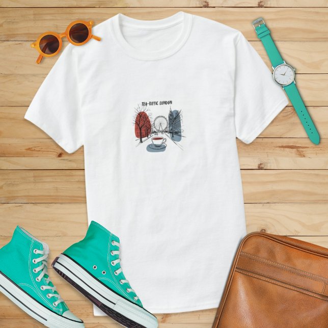 Camiseta Tea-Riffic Londres Retro Reino Unido: emblemático  (Subido por el creador)