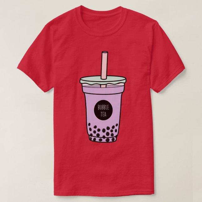 Camiseta Tea taro de burbuja (Diseño del anverso)