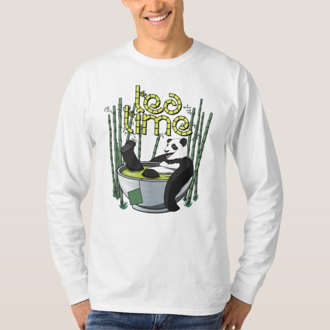 Camiseta Tea Time Panda (Anverso)