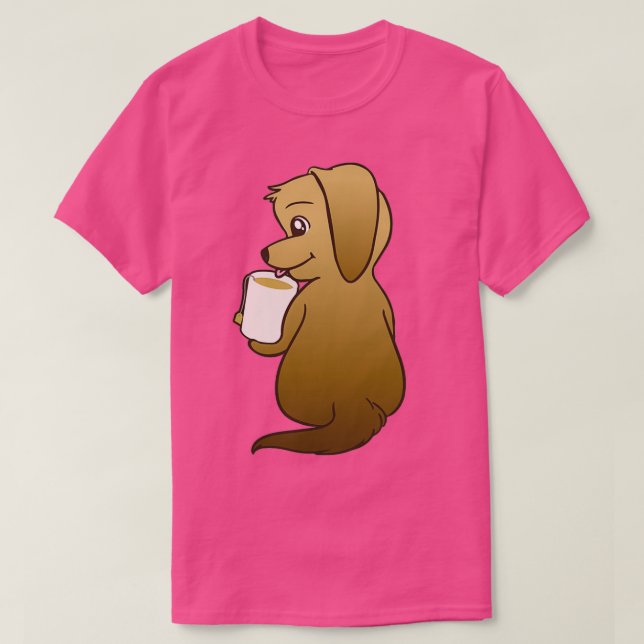 Camiseta Tea time puppy (Diseño del anverso)