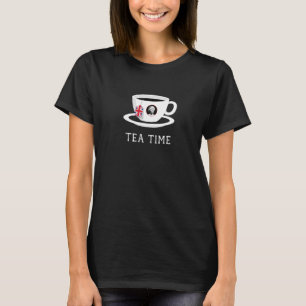 Camiseta Tea Time Queen Elizabeth II Reino Unido Memoriam 1