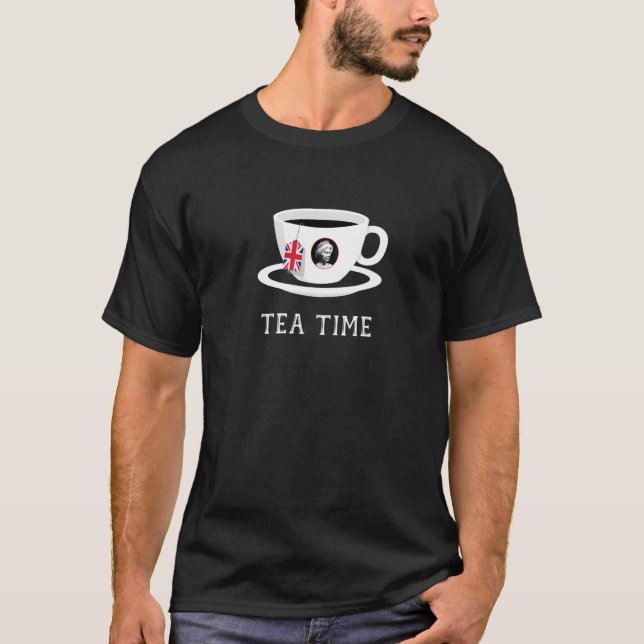 Camiseta Tea Time Queen Elizabeth II Reino Unido Memoriam 1 (Anverso)