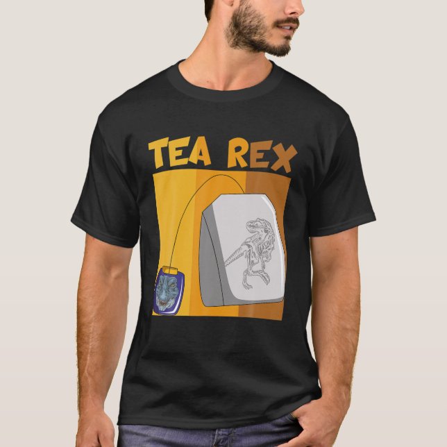 Camiseta Teabag Funny Tea Rex (Anverso)