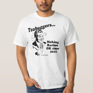 Camiseta Teabaggers que hace la AUTORIZACIÓN del racismo