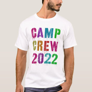 Camiseta Teac de consejero del personal de verano de Vintag