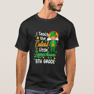 Camiseta Teach Cutest Leprechaun 5º Grado Día St Patrick S
