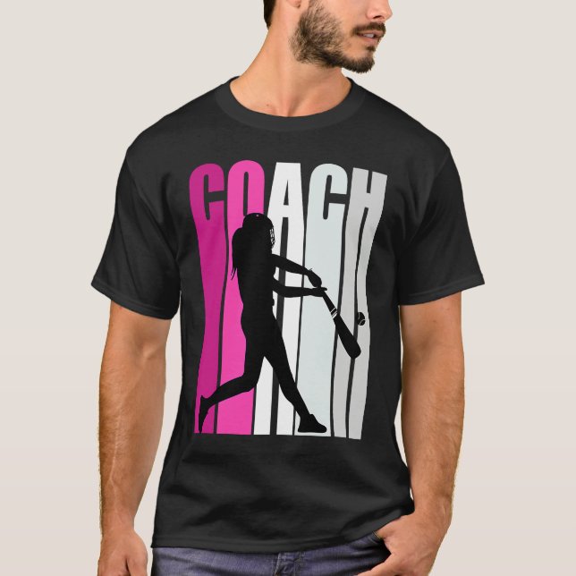 Camiseta Teach Female Baseballteacher Master Coach Softball (Anverso)