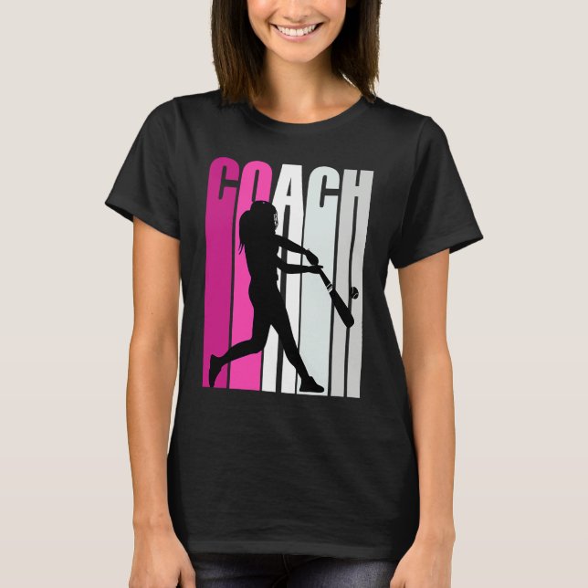 Camiseta Teach Female Baseballteacher Master Coach Softball (Anverso)