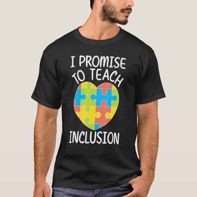 Camiseta Teach Inclusion SPED Teacher Special Education Tea (Anverso)