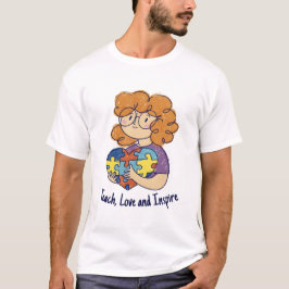 Camiseta Teach Love Inspire Arte Paraprofesional