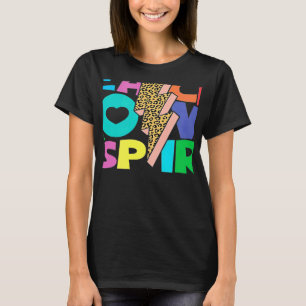 Camiseta Teach Love Inspire SPED Leopard Print Groovy Teach