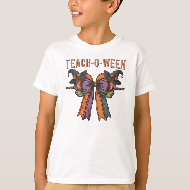 Camiseta Teach-O-Ween (Anverso)