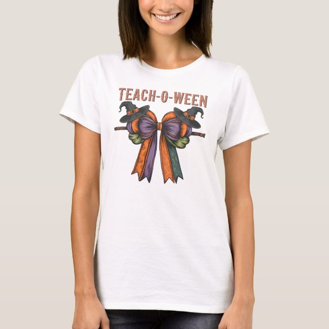 Camiseta Teach-O-Ween (Anverso)