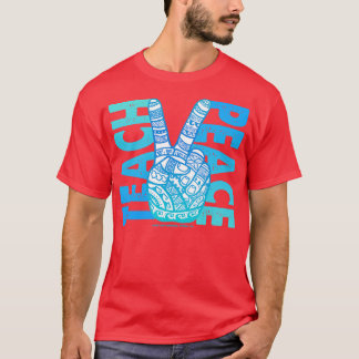 Camiseta Teach Peace Polynesian Boho
