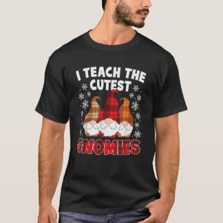 Camiseta Teach The Cutest Gnomies Funny Christmas Teacher X