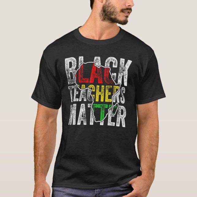 Camiseta Teacher Black History Month Pride African Teacher  (Anverso)