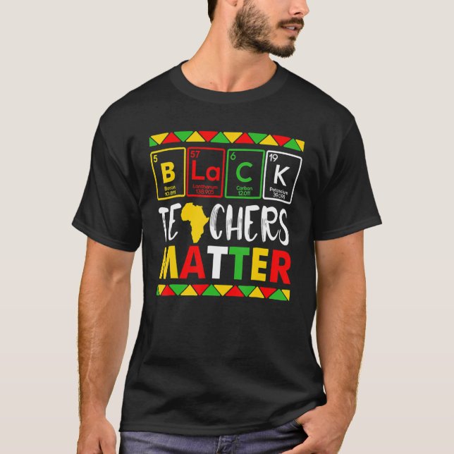 Camiseta Teacher Black History Month Pride African Teacher  (Anverso)
