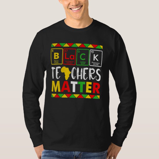 Camiseta Teacher Black History Month Pride African Teacher  (Anverso)