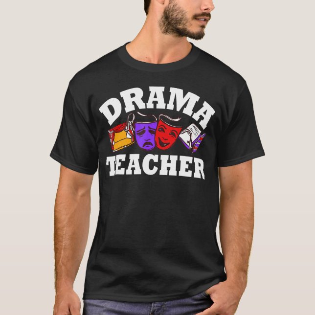 Camiseta Teacher de Drama Escolar (Anverso)