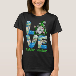 Camiseta Teacher Earth Day 2023 Gnome Toddler Profesora