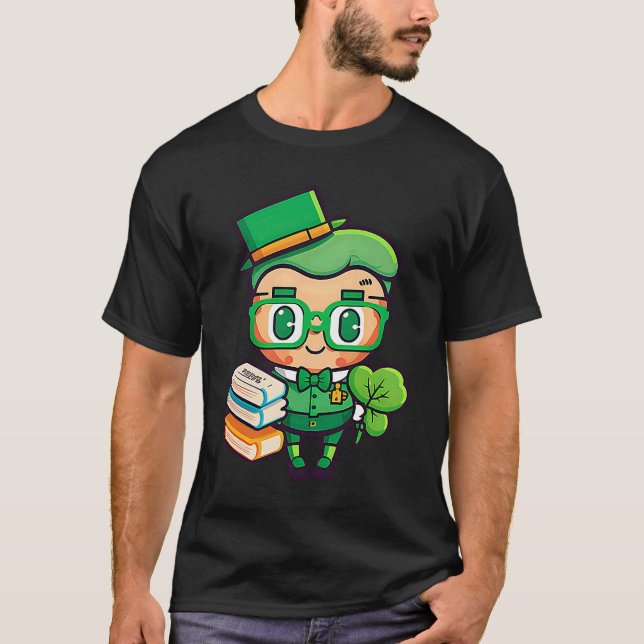 Camiseta Teacher Leprechaun St Patricks Day Teacher (Anverso)