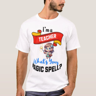 Camiseta Teacher Magic Spell - Idea de regalo divertido