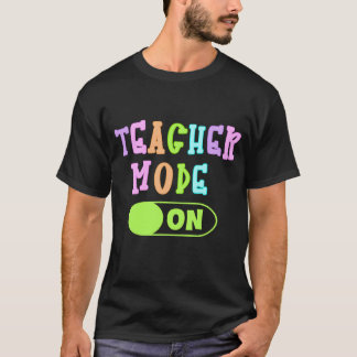 Camiseta Teacher Mode On Pillow