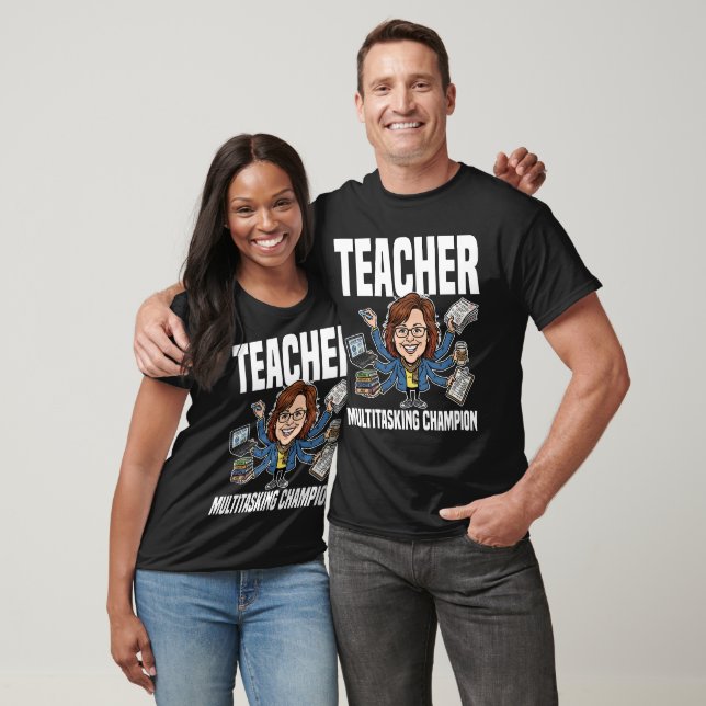 CAMISETA TEACHER - MULTITASKING CHAMPION (Unisexo)