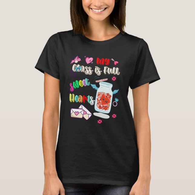 Camiseta Teacher My Class Full of SweetHearts Valentine's D (Anverso)