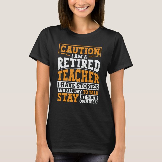 Camiseta Teacher Retirement Apparel Retired Teacher for Men (Anverso)