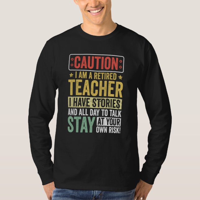 Camiseta Teacher Retirement Apparel Retired Teacher for Men (Anverso)